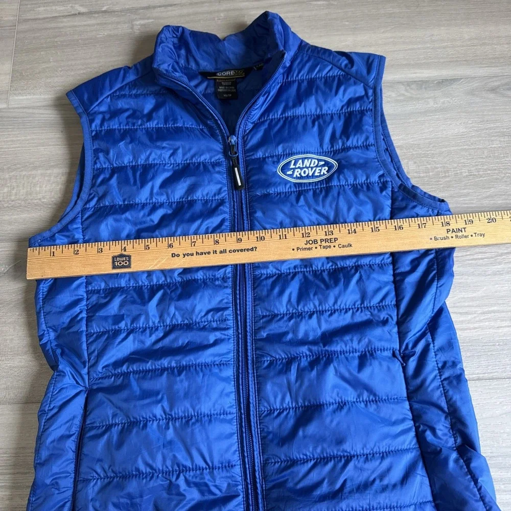 Land Rover Women's Core 365 Puffer‎ Vest Packable Blue Sz XS embroidered